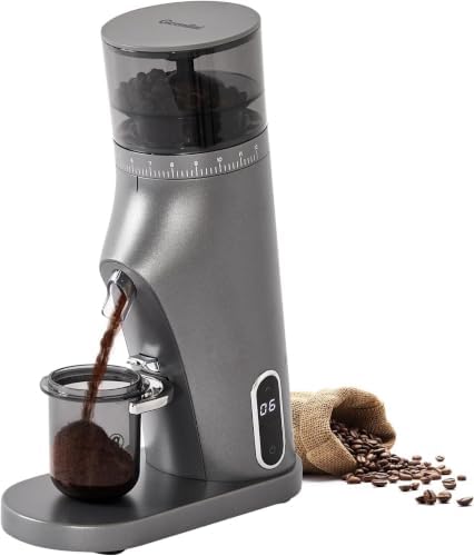 Gemilai G9010B Electric Burr Grinder, 60 Settings, Grey