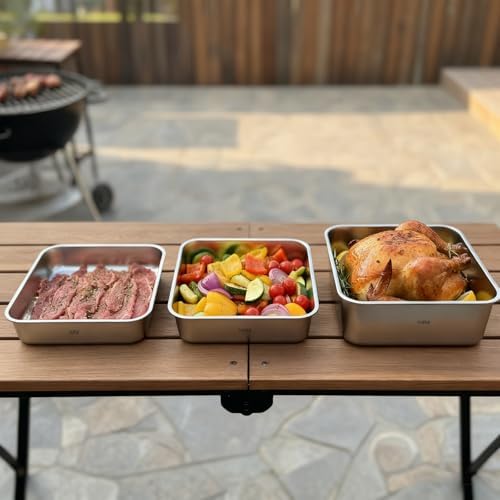 YUPER 3 Pack Stainless Steel Food Storage Containers