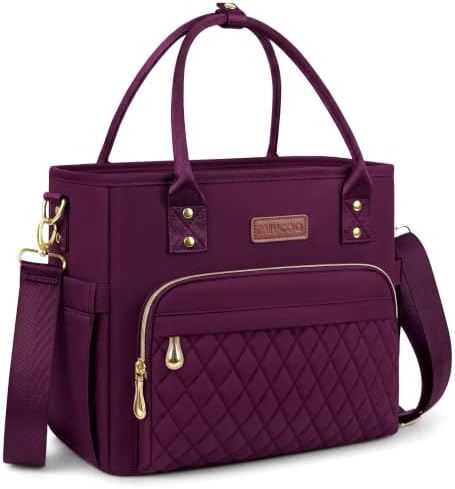 MIYCOO Insulated Lunch Bag Women, Large Tote Lunch Box for Work, 18L