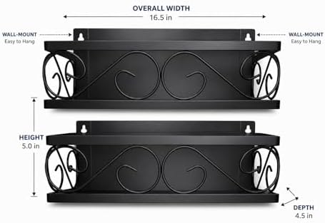 LEONARDLEE Magnetic Spice Rack, Pack of 2