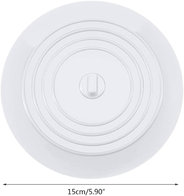 VIGOR PATH Set of 2 Silicone Tub Stoppers - 5.9 Inches Sink Stoppers