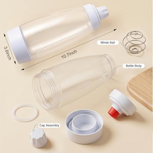 2PCS Pancake Batter Dispenser Bottles, 1000ml
