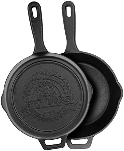 Pit Boss 6 Piece Cast Iron Starter Kit, Black