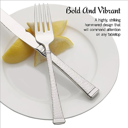 Mikasa Virtuoso 18/10 Stainless Steel Silverware Set, 65-Piece Cutlery