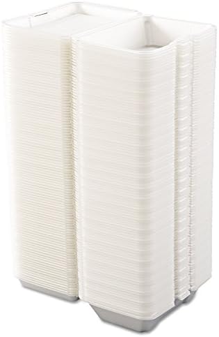 Dart 205HT1 Carryout Food Container, Foam, 1-Comp, 9 3/10 x 6 2/5 x 2