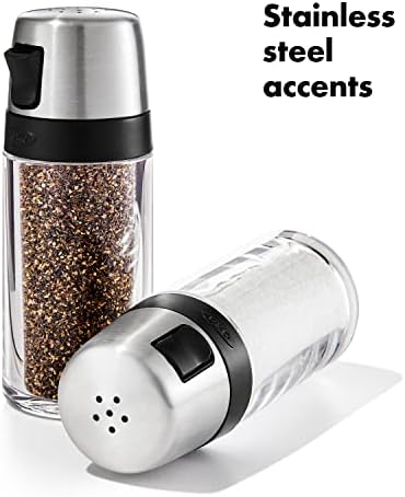 OXO Good Grips Salt and Pepper Shaker Set, Twist-Off Lid
