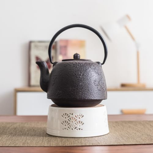 Ceramic Tea Warmer with Hollow Design for Gentle Heating