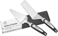 Pie Server Spatula and Cake Cutter Slicer, Stainless Steel Set by Paxnok