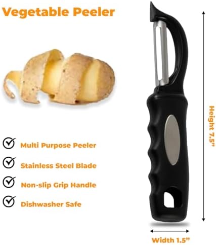 Vegetable peeler for kitchen - Peelers for kitchen stainless steel