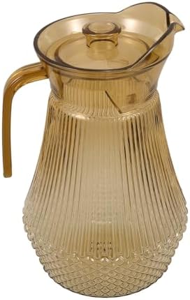 1.5l Acrylic Beverage Pitcher with Lid, Handle and Spill-control Spout