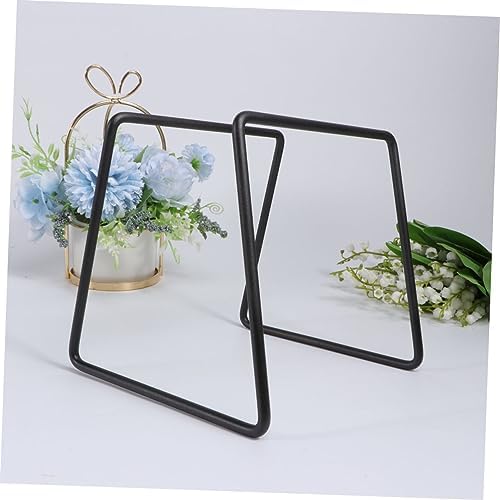 Metal Coffee Dripper Stand for Travel Brewing, Black Portable Rack