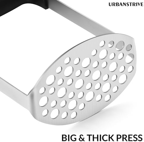 Potato Masher Stainless Steel Durable Non-break Handle Rust-proof