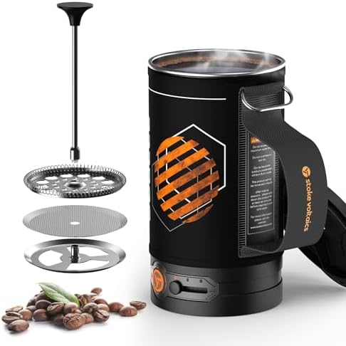 Portable Electric French Press, 120V
