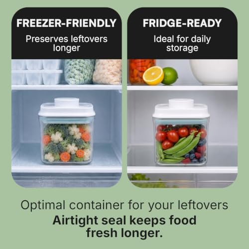 Bop Top Airtight Food Storage Containers | Pop-Top Lid | 2 Cups