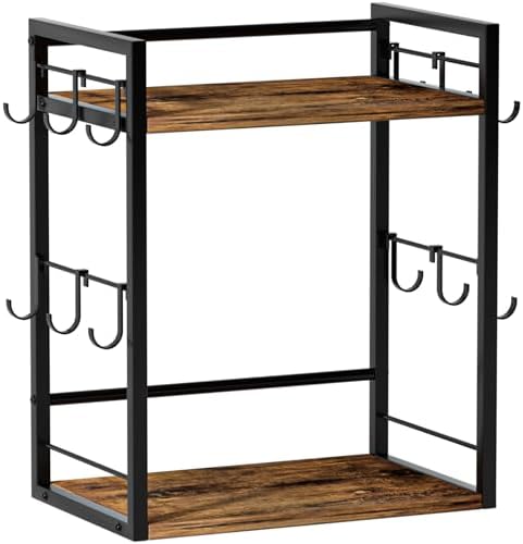 Dorhors Coffee Bar Organizer,Mug Holder,Station Organizer Kitchen