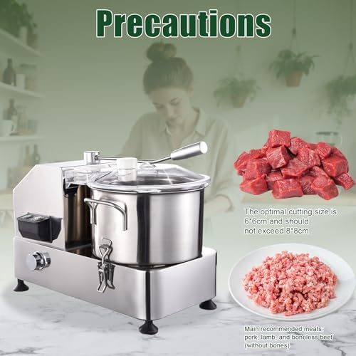 Commercial Food Processor, 1800W, 6L Capacity