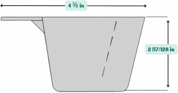 5 Oz. Scoop for Coffee, Protein Powder, Pet Food, Grains and Dry Goods – - Image 2