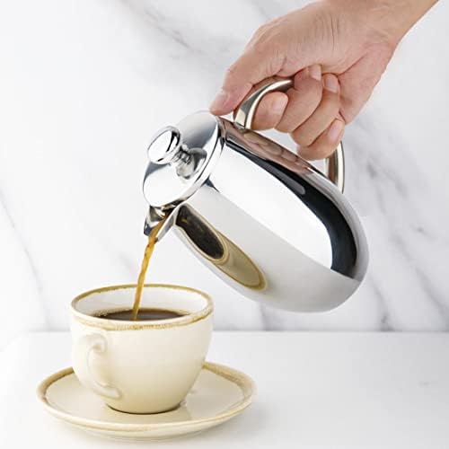 Olympia Stainless Steel Cafeteria, 3 Cup, 400Ml