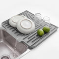 Foldable Silicone Dish Drying Mat for Kitchen Counter & Sink - Quick