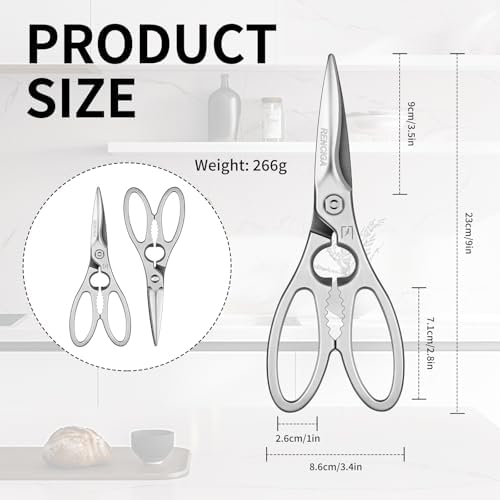 Kitchen Scissors Heavy Duty Ultra Sharp Multi-Purpose Kitchen Shears