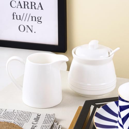 3 in1 Set 250ml/7.8oz Ceramic Milk Frothing Pitchers and 340ml/11.5oz