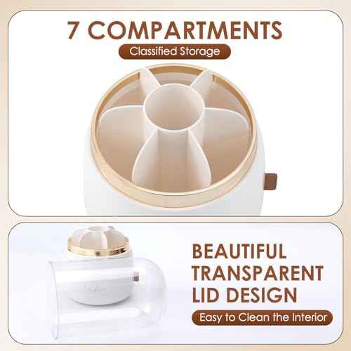 EXIN DECHEN Silverware Organizer with Lid,Silverware Holder,Utensil Holder
