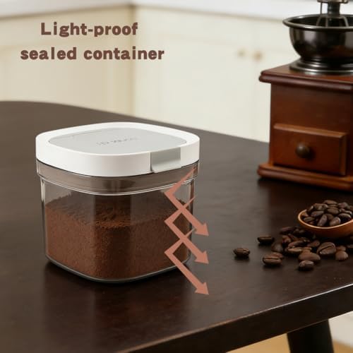 Airtight Coffee Canister 27oz/800ml, Storage Container with Hanging