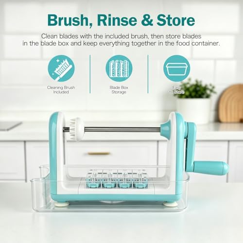 Ourokhome 5-Blade Zucchini Noodle Maker Spiralizer
