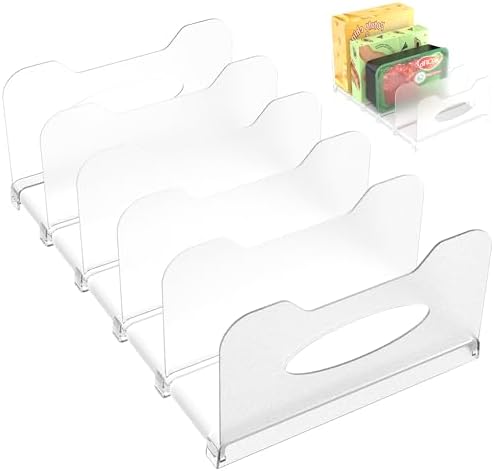 12" Freezer Organizer Rack with Removable Dividers