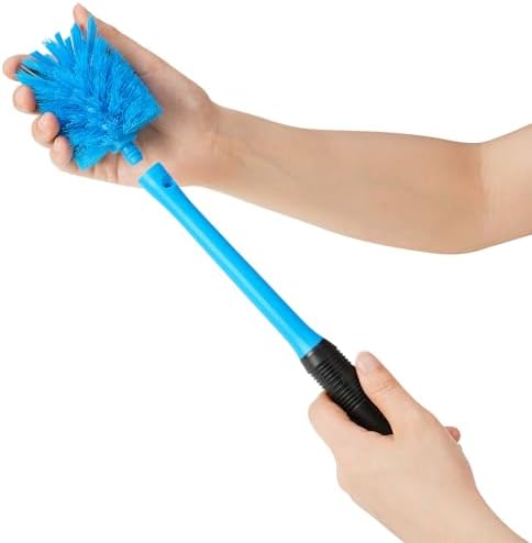 MOSOLAN 2-in-1 Bottle Brush and Straw Cleaner Brush, Breezy Blue