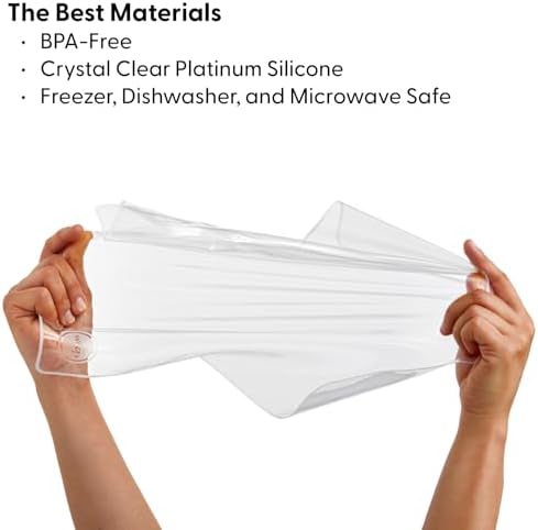 W&P Reusable Silicone Stretch Wrap, 3 Wraps