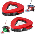 2-Pack Replacement Scrub Brush Heads for EasyWring 1-Tank System