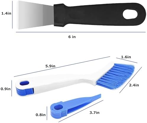 12 Pcs Hard Bristle Crevice Cleaning Brush Set