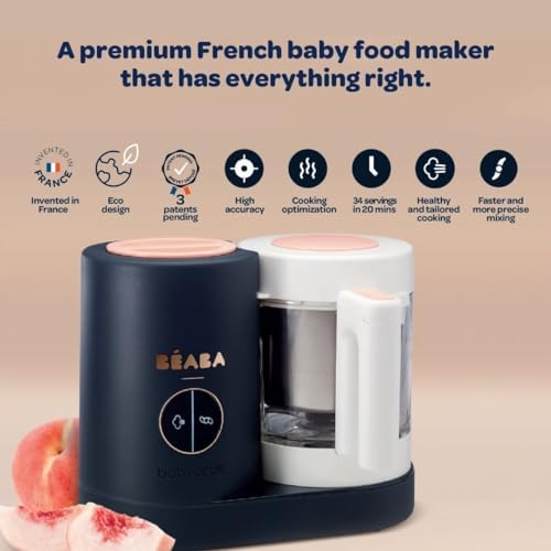 Béaba Babycook Neo Baby Food Maker, 42 Oz, Eucalyptus