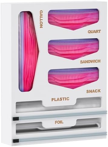 DALSHABET Bamboo Bag Organizer with Magnetic Closure, 6 In 1 Kitchen