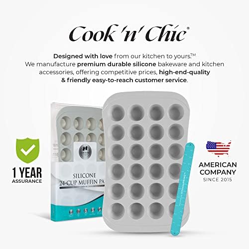 Silicone Muffin Pan - Non-Stick Oven Dish - Professional Baking Mould