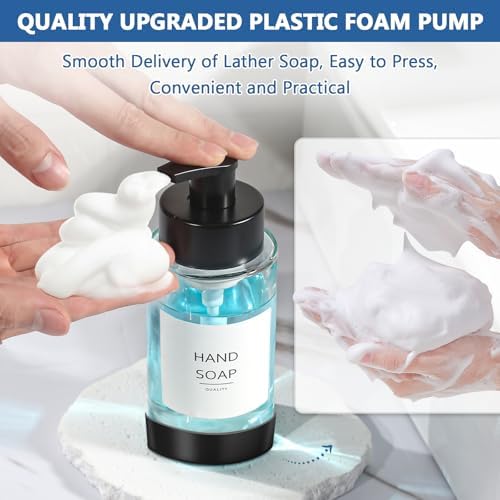 RYTOXILO Foaming Soap Dispenser, 10 oz/300ml Foaming Hand Soap
