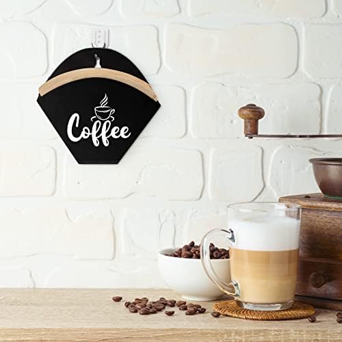 Yalikop Cone Coffee Filter Holder Farmhouse Dispenser Wall Mount