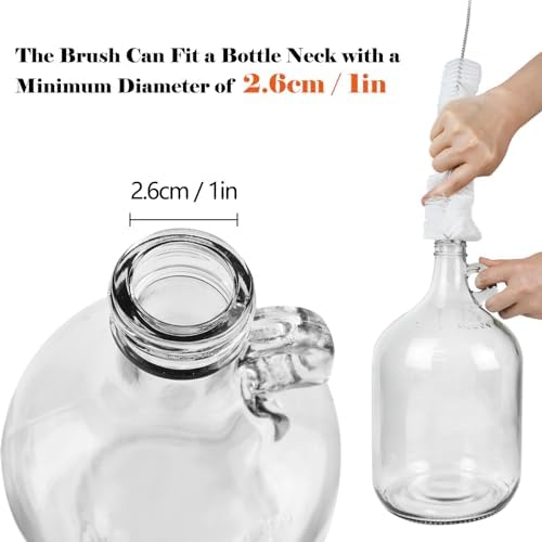 Artcome 3Pcs Ultimate 29" Long Handle Carboy Brush Set for