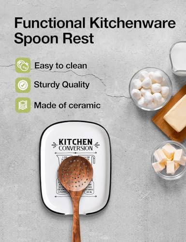 Funny Large Spoon Rest for Stove Top Kitchen Counter, Ceramic Spoon