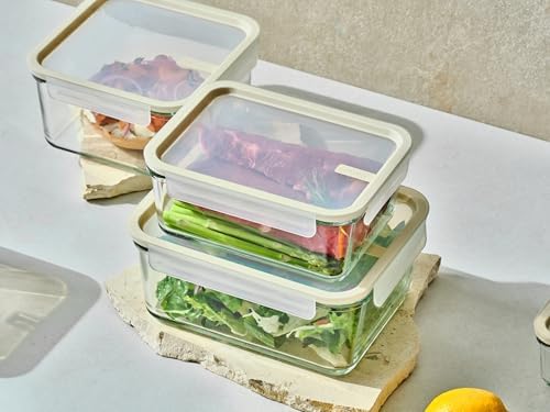 Glasslock Sens 24-Piece Glass Food Storage Set