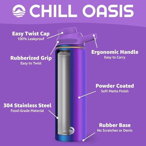 Chill Oasis Water Bottle | Compatible With Popular Flavor Cartridges