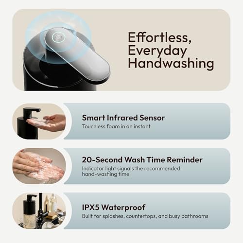 Souls & Senses Automatic Touchless Foaming Soap Dispenser, USB