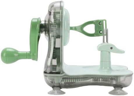 Zunate Peeler Corer Slicer 3-in-1, Hand Cranked Peeling Machine for