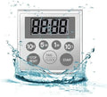 Digital Waterproof Shower Timer with Large LCD Display