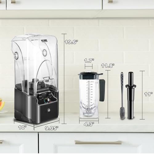 Commercial Blender for Smoothies, 2200W, 2200 ML