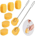 Cellulose Sponge Bottle Brush Set with Long & Short Handles