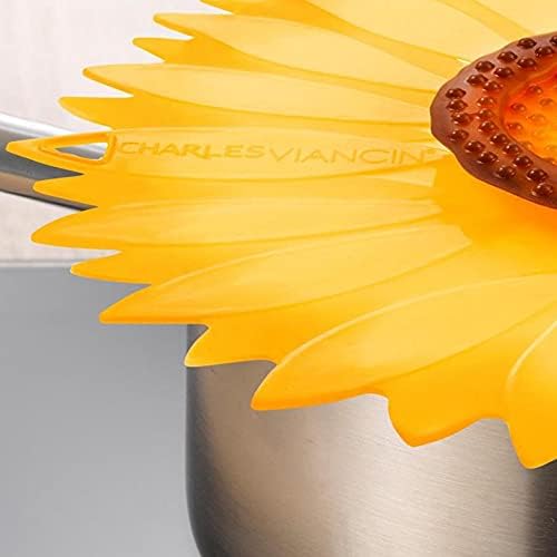Charles Viancin Sunflower Silicone Lids, 8 Inch