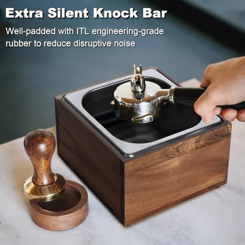 Espresso Knock Box Coffee Puck Dump Bin Grounds Accessories Tamping