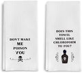 Funny Kitchen Towels - Set of 2, Dish Towels with Saying, Tea Towels